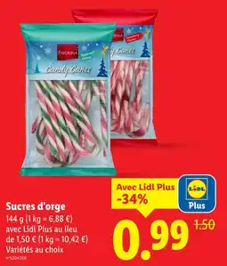 Lidl Favorina candy canes offre