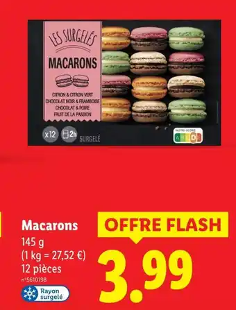 Lidl Macarons offre