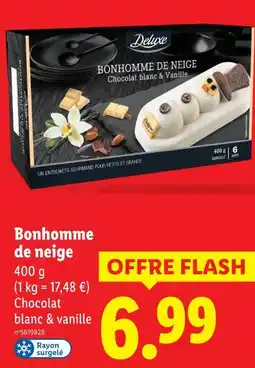 Lidl Deluxe bonhomme de neige offre
