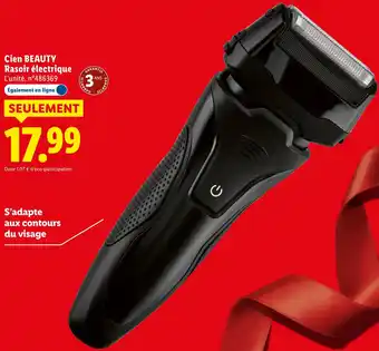 Lidl Cien beauty rasoir électrique offre