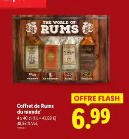 Lidl Coffret de rums du monde offre