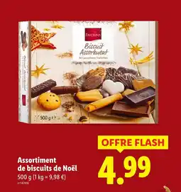 Lidl Favorina assortiment de biscuits de noël offre