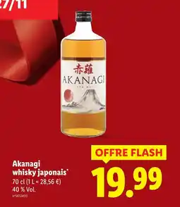 Lidl Akanagi whisky japonais offre