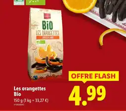 Lidl Favorina les orangettes bio offre