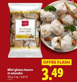 Lidl Favorina mini gâteau beurre et amandes offre