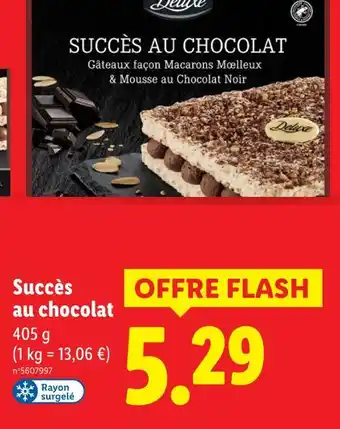 Lidl Deluxe succès au chocolat offre