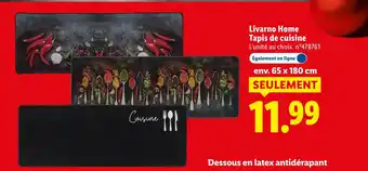 Lidl Livarno home tapis de cuisine offre
