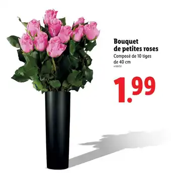 Lidl Bouquet de petites roses offre