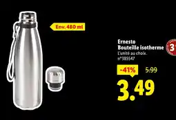 Lidl Ernesto bouteille isotherme offre