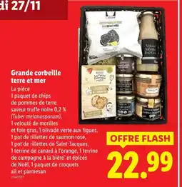 Lidl Grande corbeille terre et mer offre