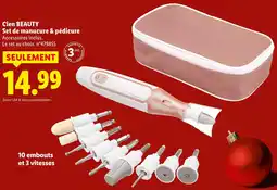 Lidl Cien beauty set de manucure & pédicure offre