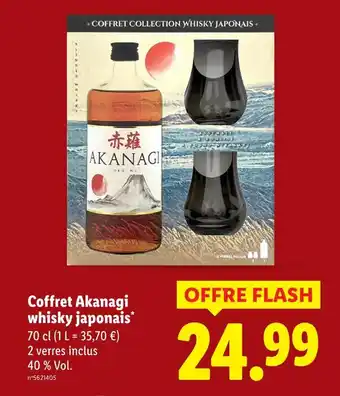 Lidl Akanagi coffret whisky japonais offre
