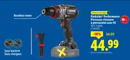 Lidl Parkside performance perceuse-visseuse à percussion sans fil offre