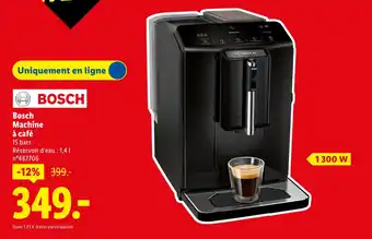Lidl Bosch machine à café offre