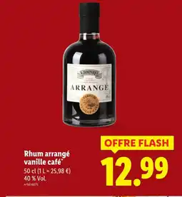 Lidl St. dominique rhum arrangé vanille café offre