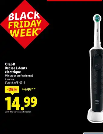 Lidl Oral-b brosse à dents électrique offre
