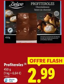 Lidl Deluxe profiteroles offre
