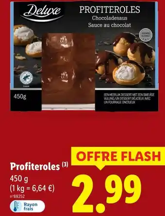 Lidl Deluxe profiteroles offre