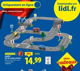 Lidl Lupilu set de routes en bois offre