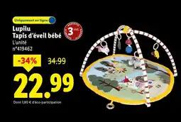 Lidl Lupilu tapis d’éveil bébé offre