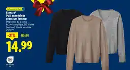 Lidl Esmara pull en mérinos premium femme offre