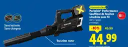 Lidl Parkside performance souffleur de feuilles à turbine sans fil offre