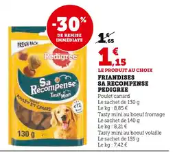 Super U Pedigree friandises sa récompense offre