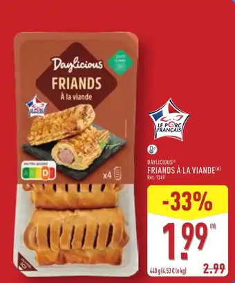 ALDI Daylicious friands à la viande offre