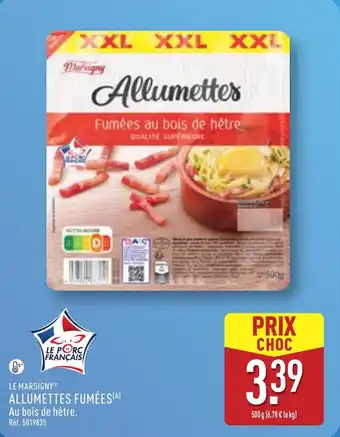 ALDI Le marsigny allumettes fumées offre