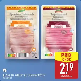 ALDI Blanc de poulet ou jambon rôti offre