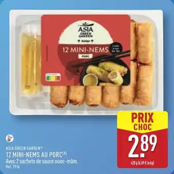 ALDI Asia green garden 12 mini-nems au porc offre