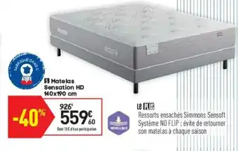 Matelas sensation HD