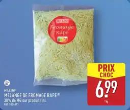 ALDI Milsani mélange de fromage rapé offre