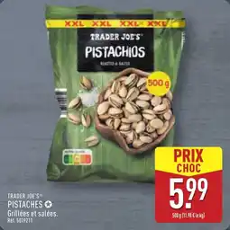 ALDI Trader joe's pistaches offre
