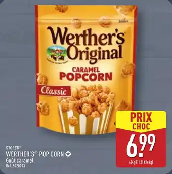 ALDI Storck werther's pop corn offre