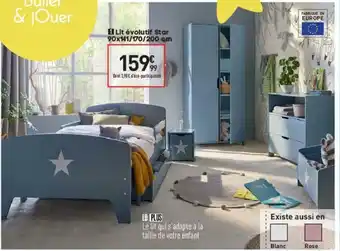 Conforama Lit évolutif star offre