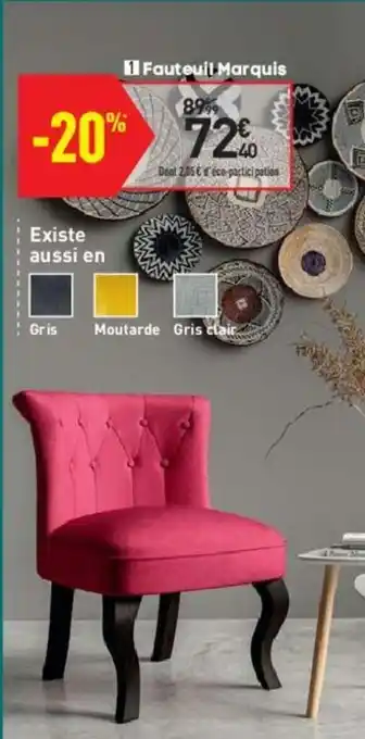 Fauteuil marquis