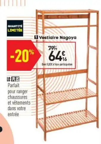 Conforama Vestiaire nagoya offre