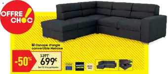 Conforama Canapé d'angle convertible melrose offre