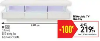 Conforama Meuble TV galaxy offre