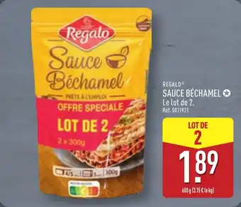 ALDI Regalo sauce béchamel offre