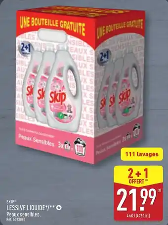 ALDI Skip lessive liquide offre