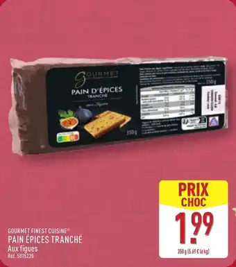 ALDI Gourmet finest cuisine pain épices tranché offre