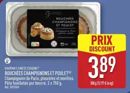 ALDI Gourmet finest cuisine bouchées champignons et poulet offre