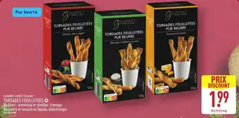 ALDI Gourmet finest cuisine torsades feuilletées offre