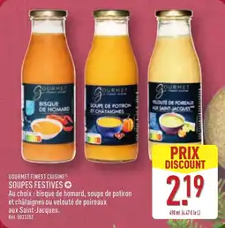 ALDI Gourmet finest cuisine soupes festives offre