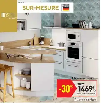 Conforama Cuisine Latino offre