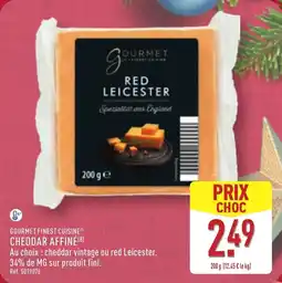 ALDI Gourmet finest cuisine cheddar affiné offre