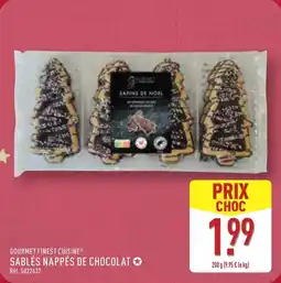 ALDI Gourmet finest cuisine sablés nappés de chocolat offre
