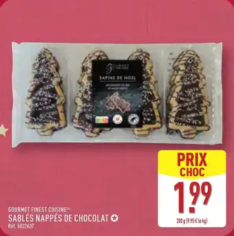ALDI Gourmet finest cuisine sablés nappés de chocolat offre